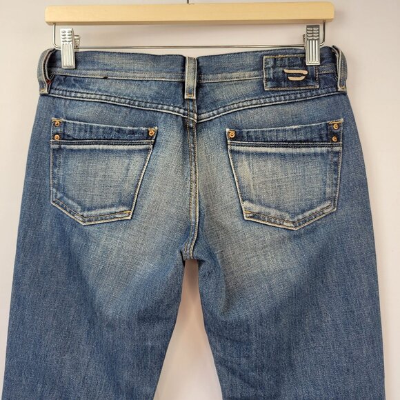 Diesel Low Rise Boot cut Jeans Medium Wash Size 25 - Picture 8 of 13